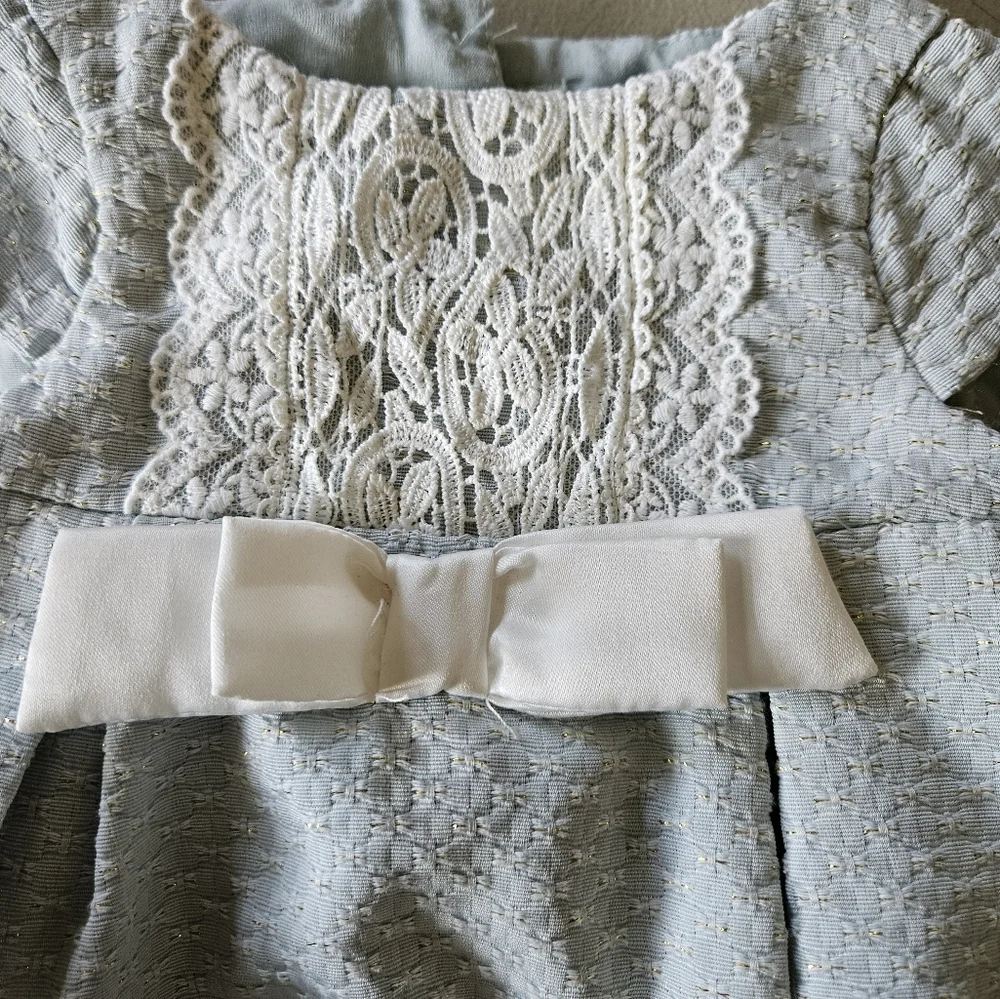 Shabby Chic Baby Girl Romper